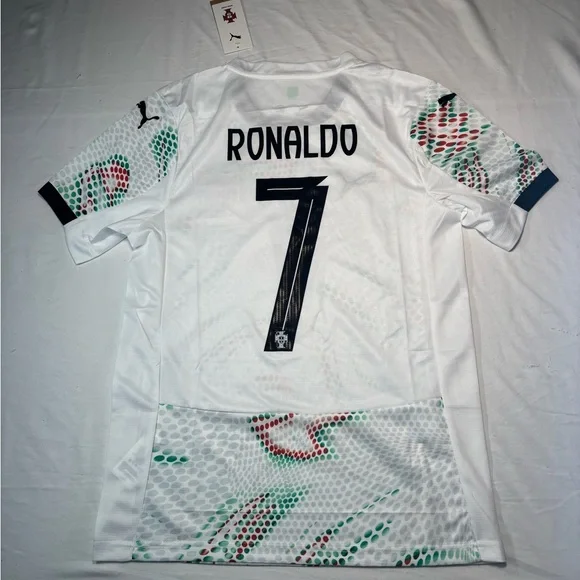 2026 PUMA Men’s Portugal Cristiano Ronaldo 7 White Soccer Jersey NEW WITH TAGS - Picture 2 of 9